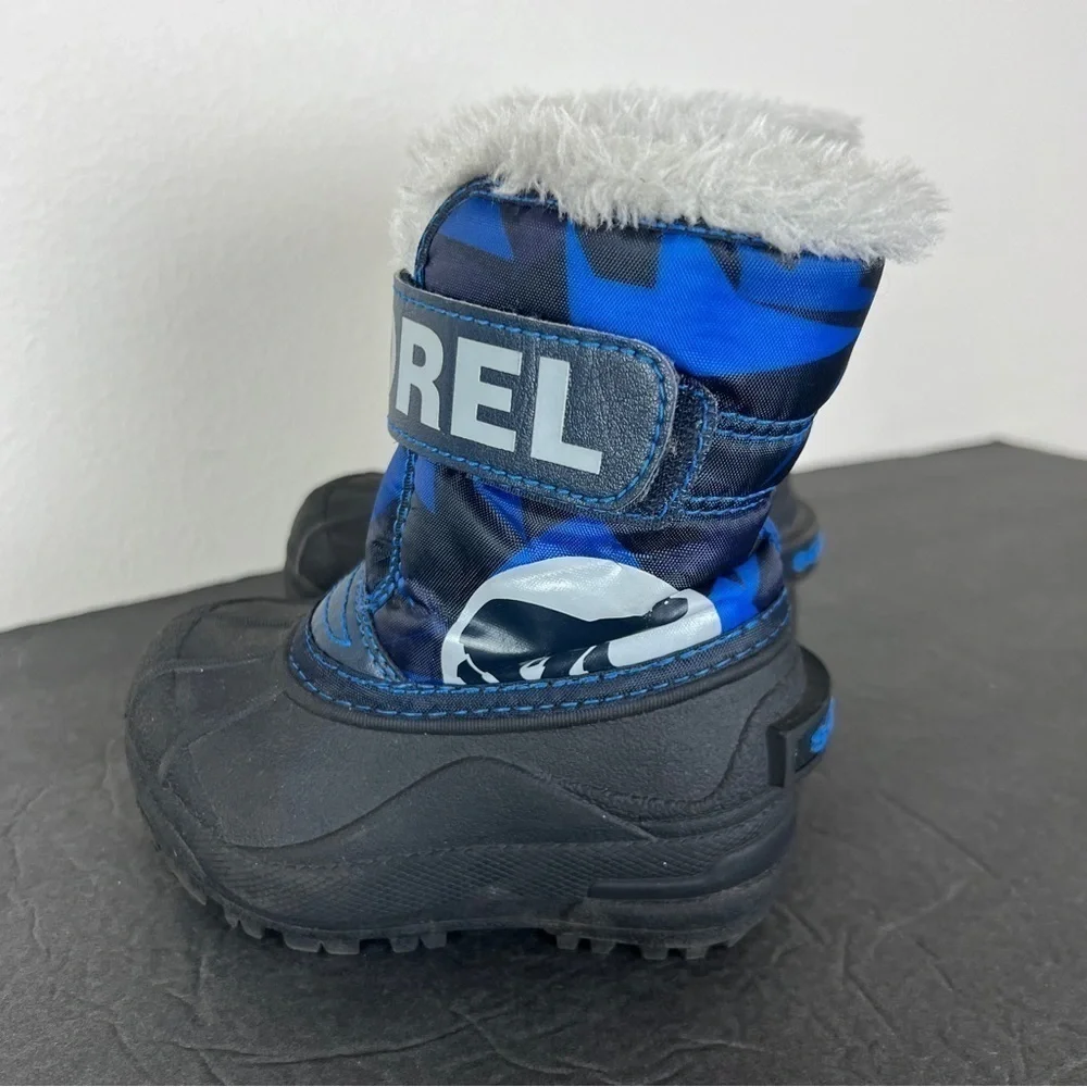 SOREL Baby/Toddler Camo Snow Commander Lined Insulated Waterproof Boots